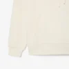 Camisola com capuz e logótipo em malha polar para mulher