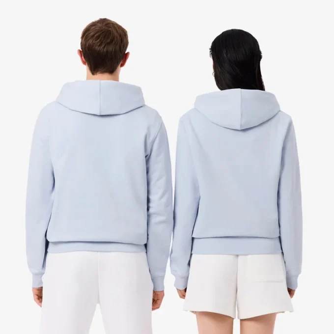Camisola com capuz e logótipo em relevo