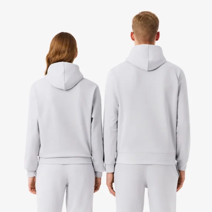 Camisola com capuz e logótipo em relevo