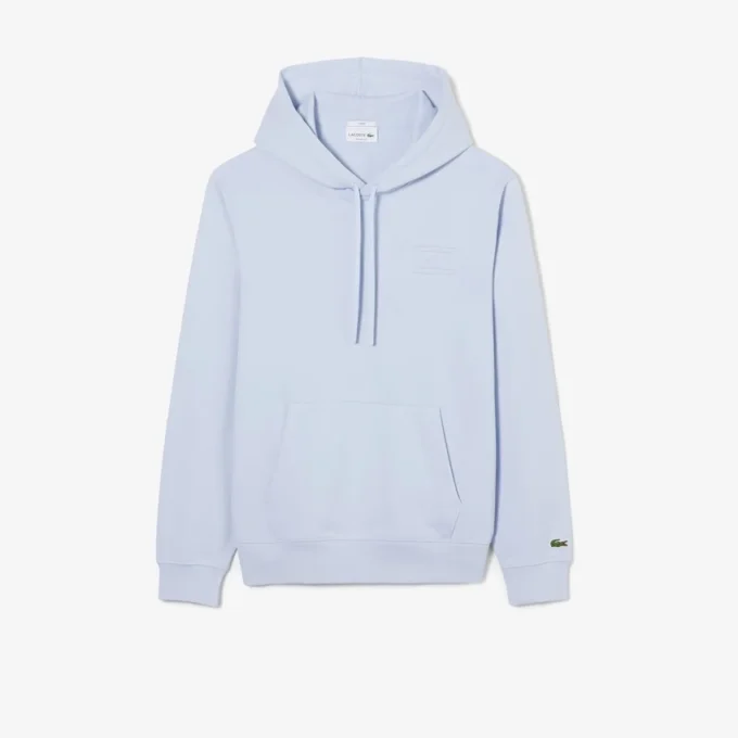 Camisola com capuz e logótipo em relevo