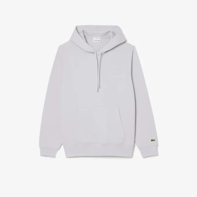 Camisola com capuz e logótipo em relevo