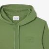 Camisola com capuz e logótipo em relevo