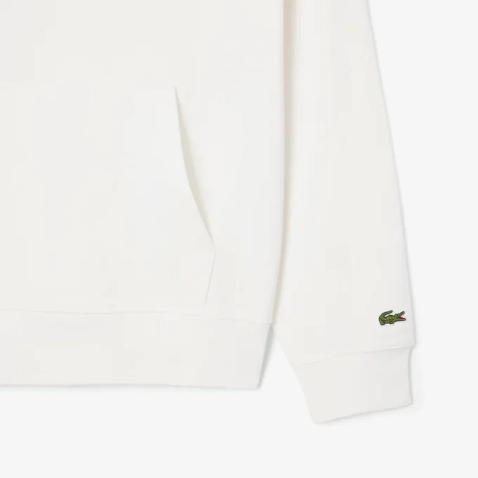 Camisola com capuz e logótipo em relevo