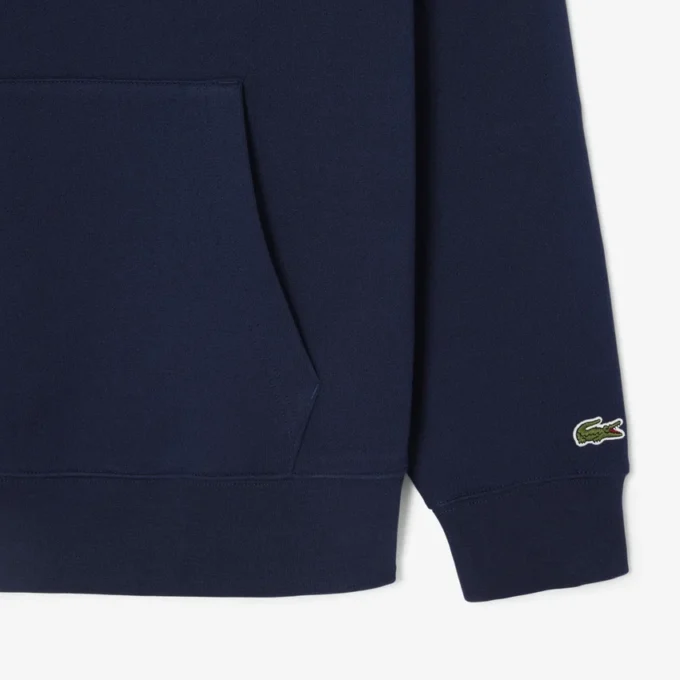 Camisola com capuz e logótipo em relevo