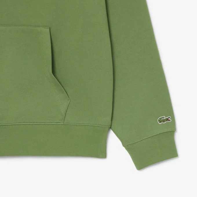 Camisola com capuz e logótipo em relevo