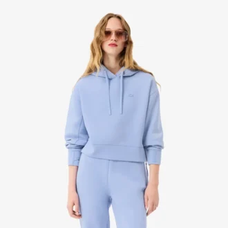 Camisola com capuz em algodão para mulher