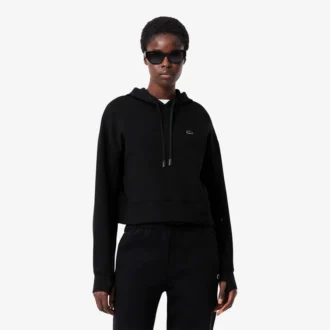 Camisola com capuz em algodão para mulher