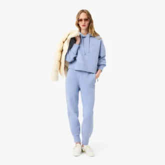 Camisola com capuz em algodão para mulher