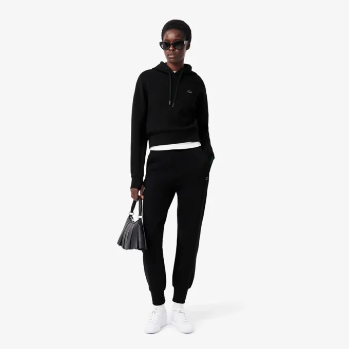 Camisola com capuz em algodão para mulher