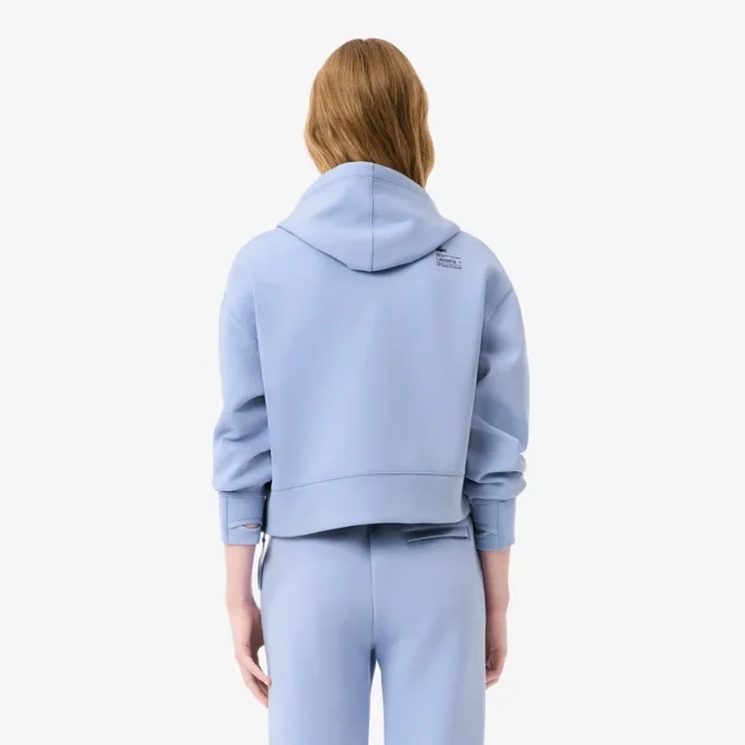 Camisola com capuz em algodão para mulher