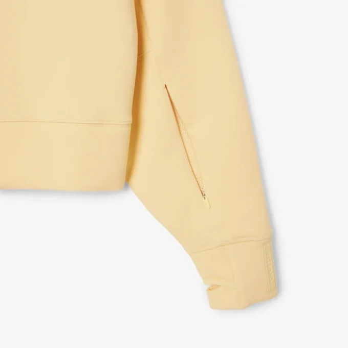 Camisola com capuz em algodão para mulher