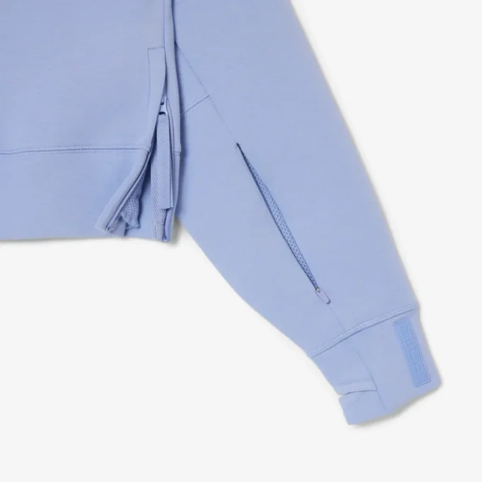Camisola com capuz em algodão para mulher