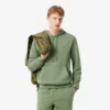 Camisola com capuz em malha de algodão para homem