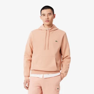 Camisola com capuz em malha de algodão para homem