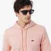Camisola com capuz em malha de algodão para homem