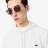 Camisola com capuz em malha de algodão para homem