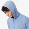 Camisola com capuz em malha de algodão para homem
