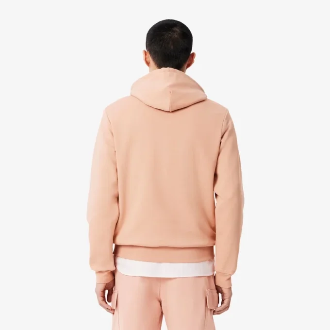 Camisola com capuz em malha de algodão para homem