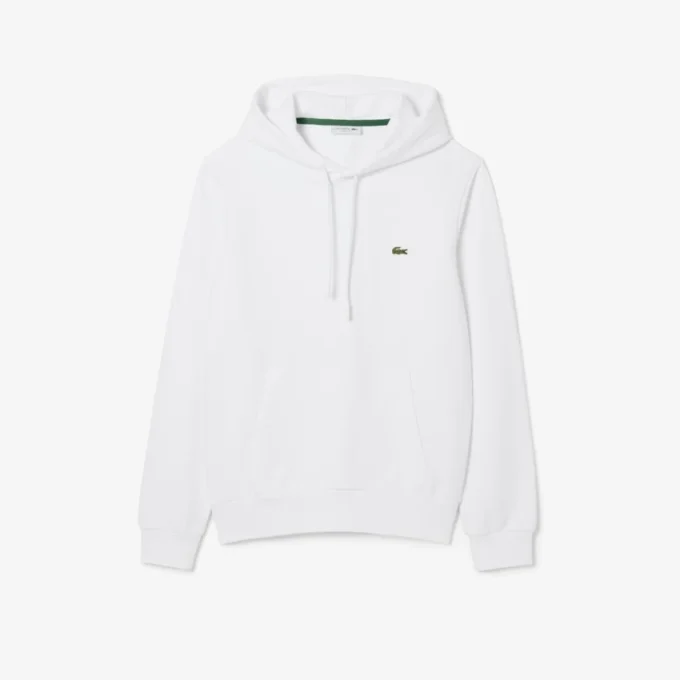 Camisola com capuz em malha de algodão para homem