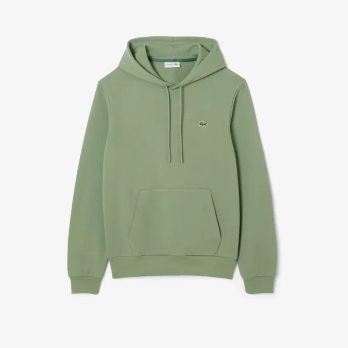 Camisola com capuz em malha de algodão para homem