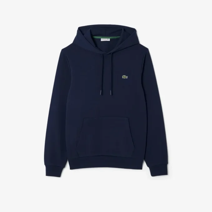 Camisola com capuz em malha de algodão para homem