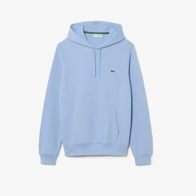 Camisola com capuz em malha de algodão para homem