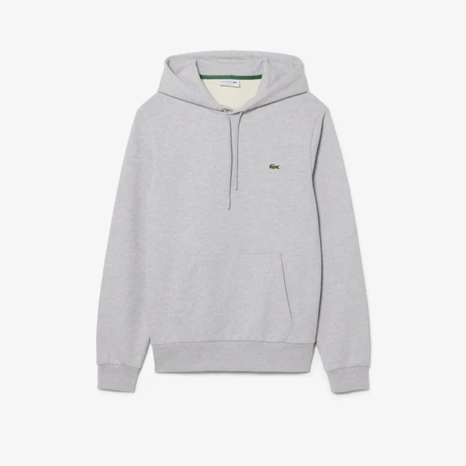 Camisola com capuz em malha de algodão para homem
