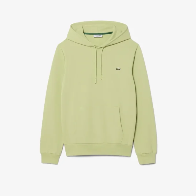 Camisola com capuz em malha de algodão para homem