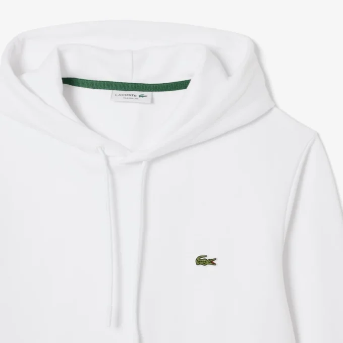 Camisola com capuz em malha de algodão para homem