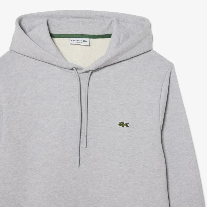 Camisola com capuz em malha de algodão para homem