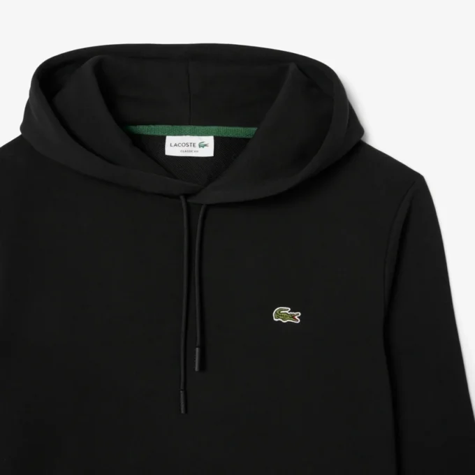 Camisola com capuz em malha de algodão para homem