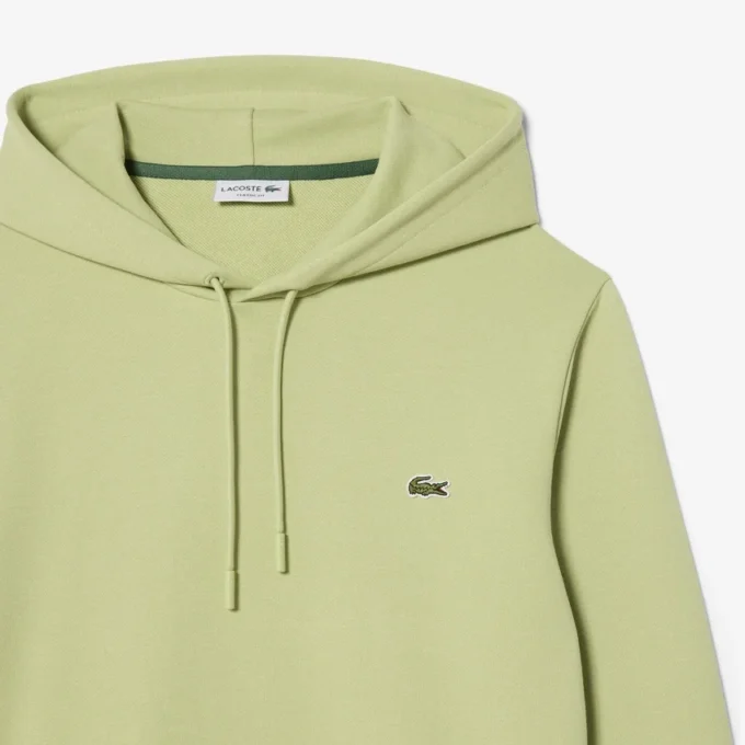 Camisola com capuz em malha de algodão para homem