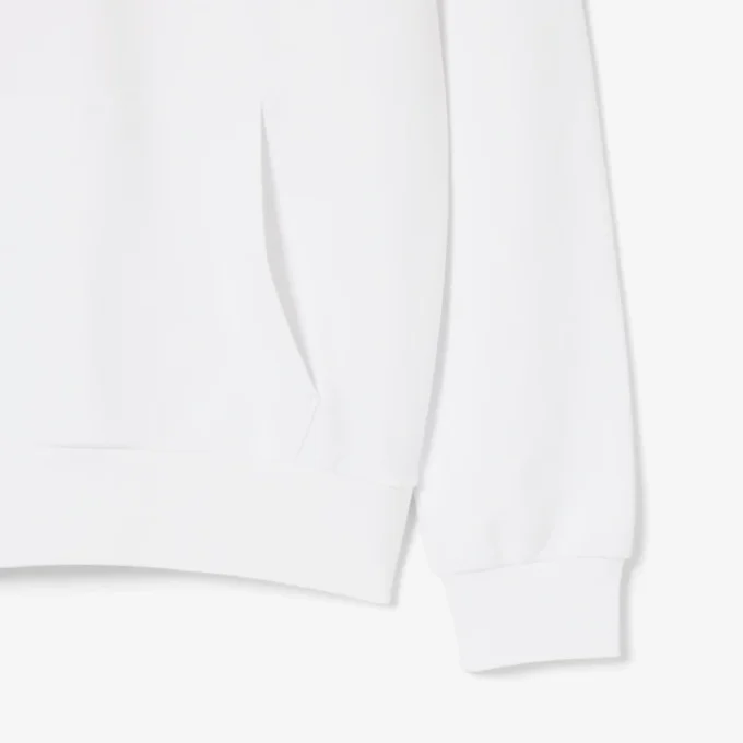 Camisola com capuz em malha de algodão para homem