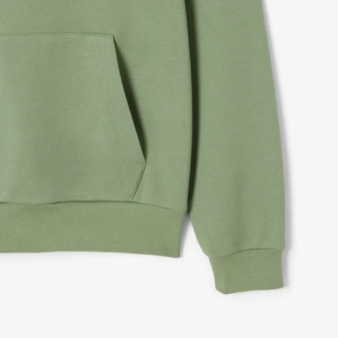 Camisola com capuz em malha de algodão para homem
