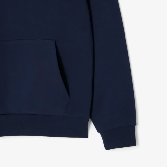 Camisola com capuz em malha de algodão para homem
