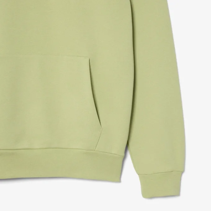 Camisola com capuz em malha de algodão para homem