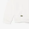 Camisola com capuz em malha polar bordada