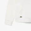 Camisola com capuz em malha polar bordada