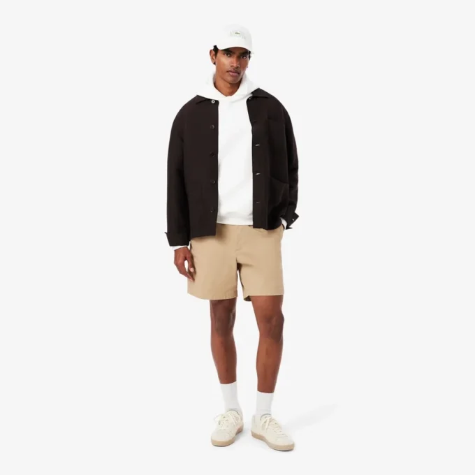 Camisola com capuz em malha polar com estampado múltiplo