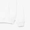 Camisola com capuz em malha polar com estampado múltiplo