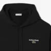 Camisola com capuz em malha polar com estampado múltiplo para homem