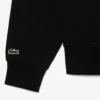 Camisola com capuz em malha polar de corte descontraído para mulher
