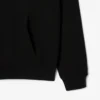 Camisola com capuz em malha polar estampada para homem