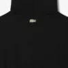 Camisola com capuz em malha polar estampada para homem