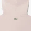 Camisola com capuz em malha polar estampada para homem