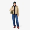 Camisola com capuz em malha polar para homem