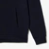 Camisola com capuz em malha polar para homem