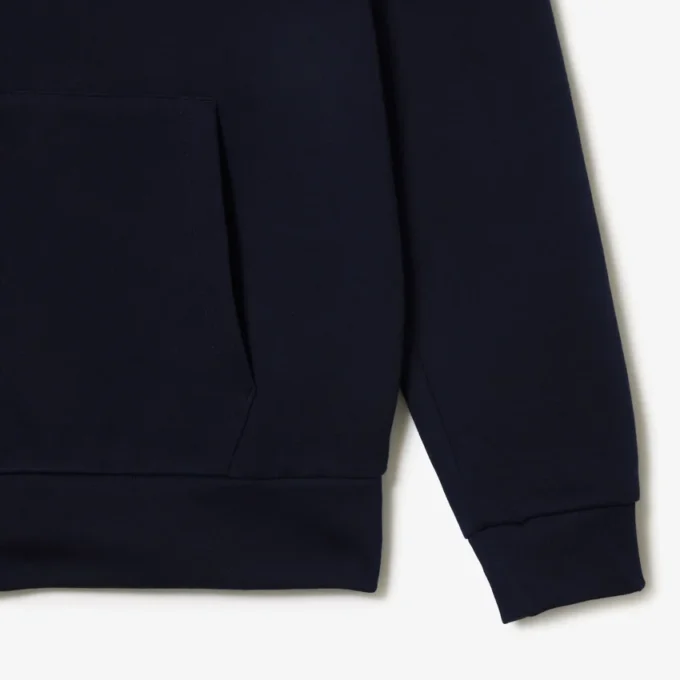 Camisola com capuz em malha polar para homem