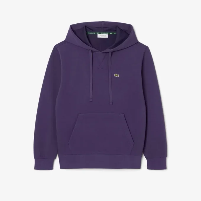 Camisola com capuz em piqué para mulher