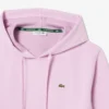 Camisola com capuz em piqué para mulher